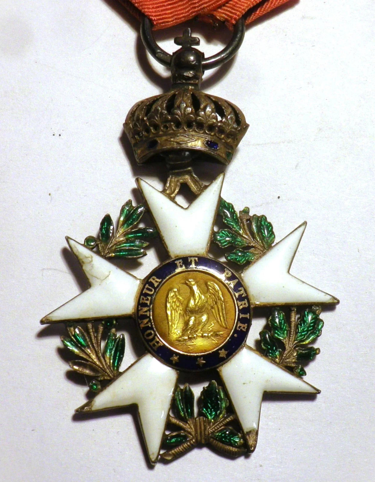 Legion of Honour medal, 2nd type, 1st Empire, Napoleon, silver, gold, 19th century