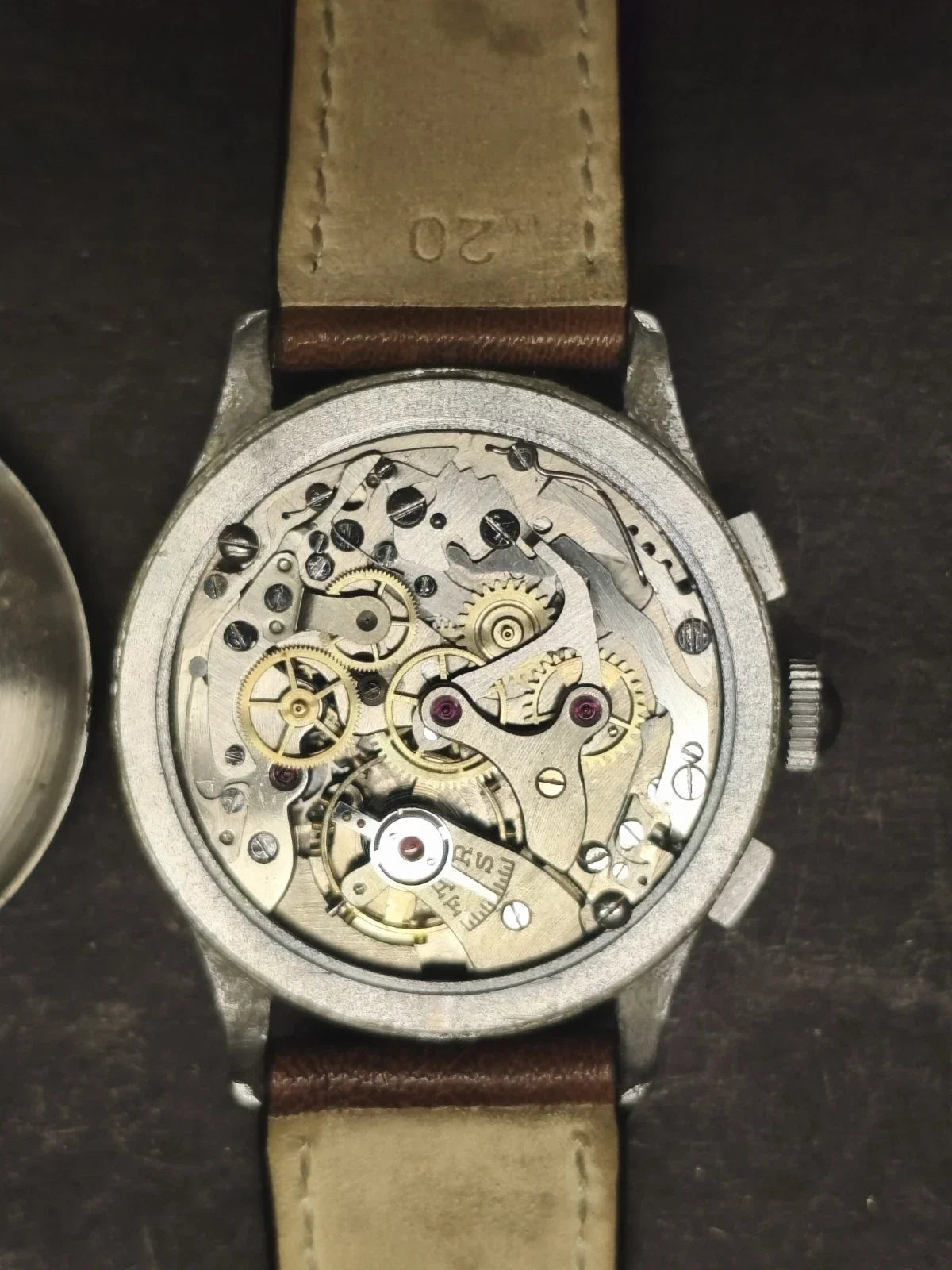 Swiss Mechanical Chronograph Watch Vintage Watch