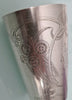 Superb Solid Silver Russian Beaker, 121g, Vermeil