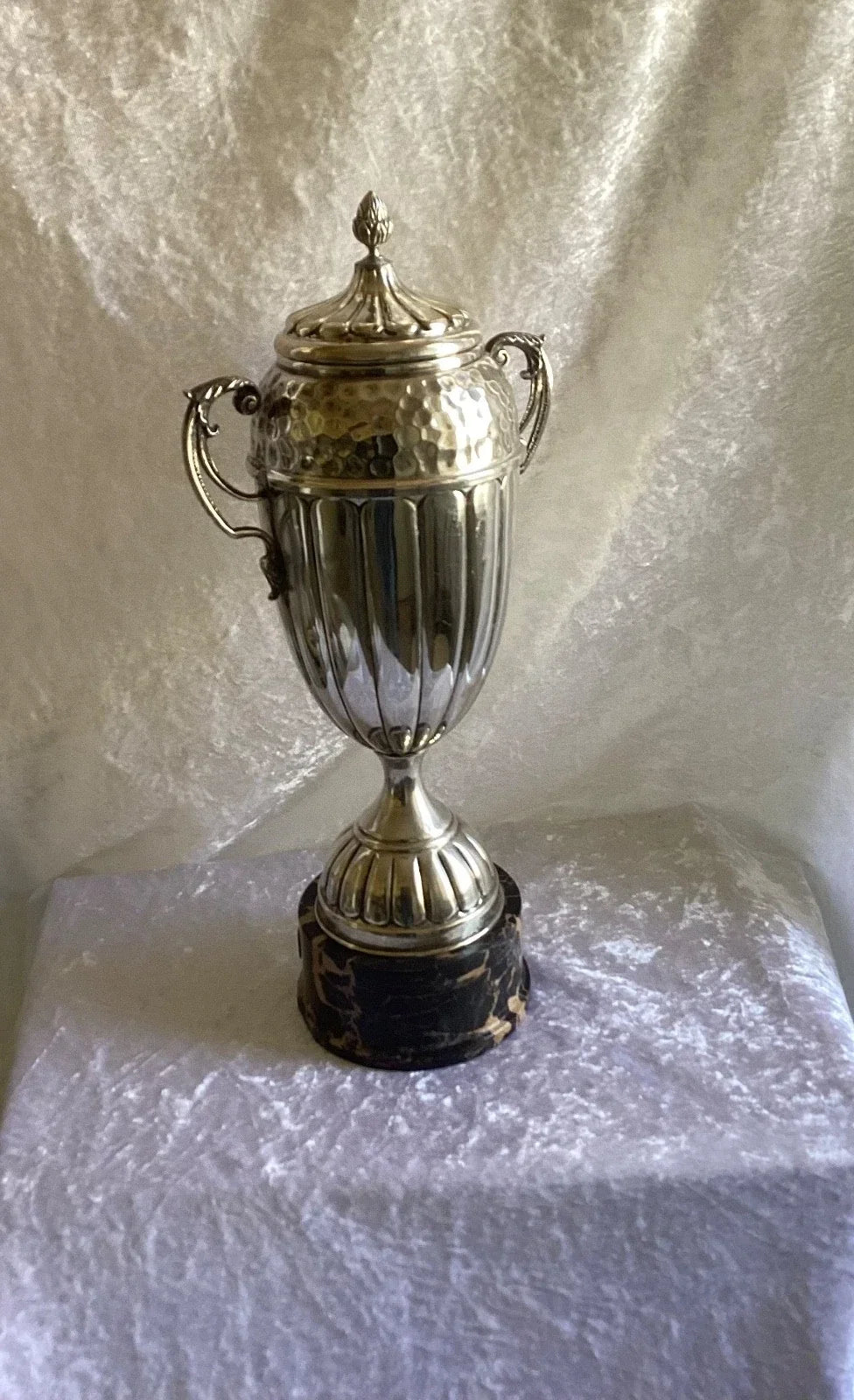 RARE GRANDE COUPE  TROPHÉE ANCIENNE ARGENT MASSIF