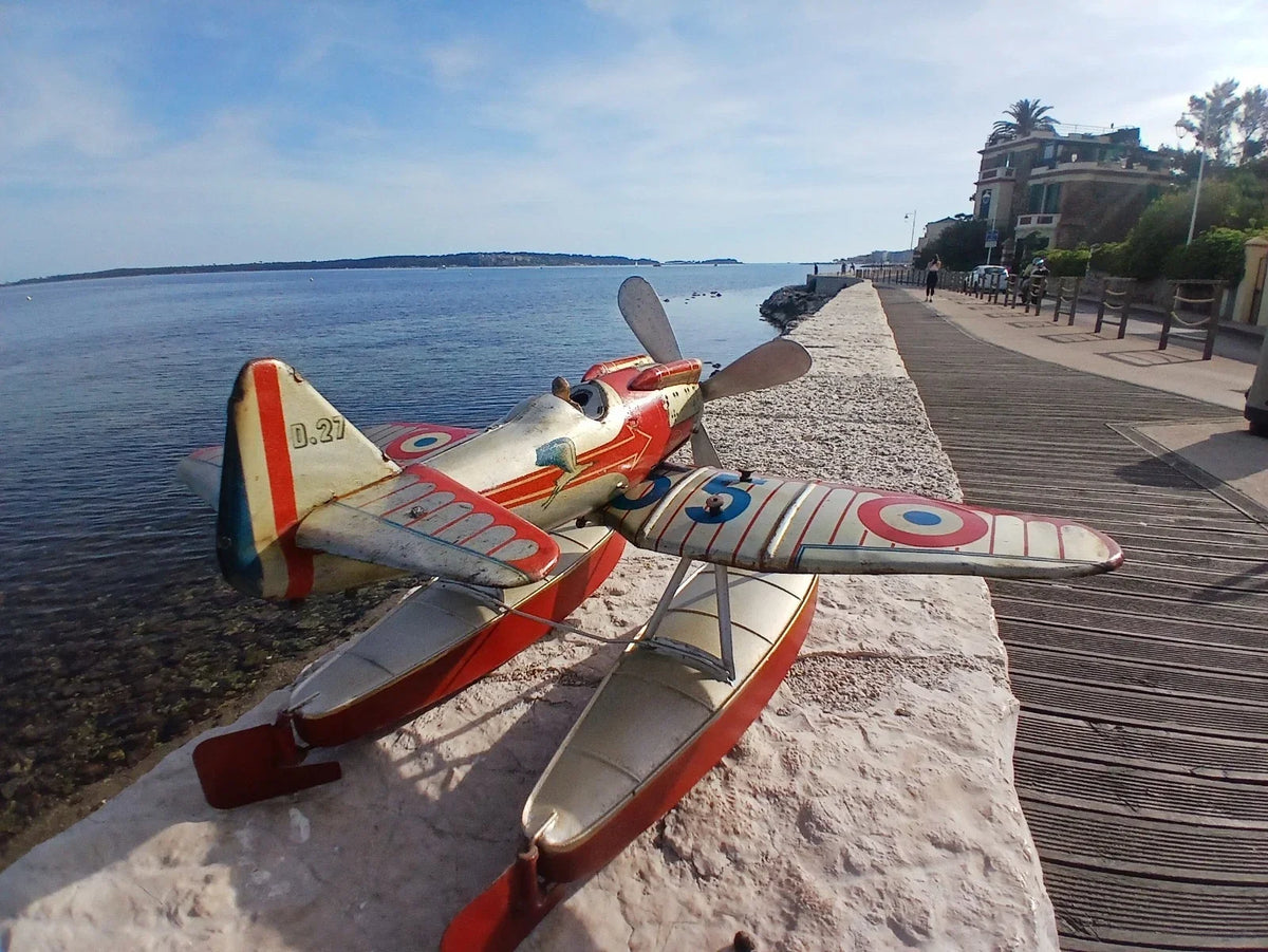 JEP SEAPLANE SCHNEIDER TROPHY NO JRD CIJ BING JOUET ANTIQUE POND BOAT
