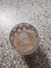 Rare Antique Small Daum Nancy Goose Girl Frosted Glass Vase. Gold Trimmed.