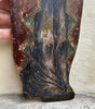 Antique Painting Portrait of the Virgin Mary in Prayer Religious Icon Wood