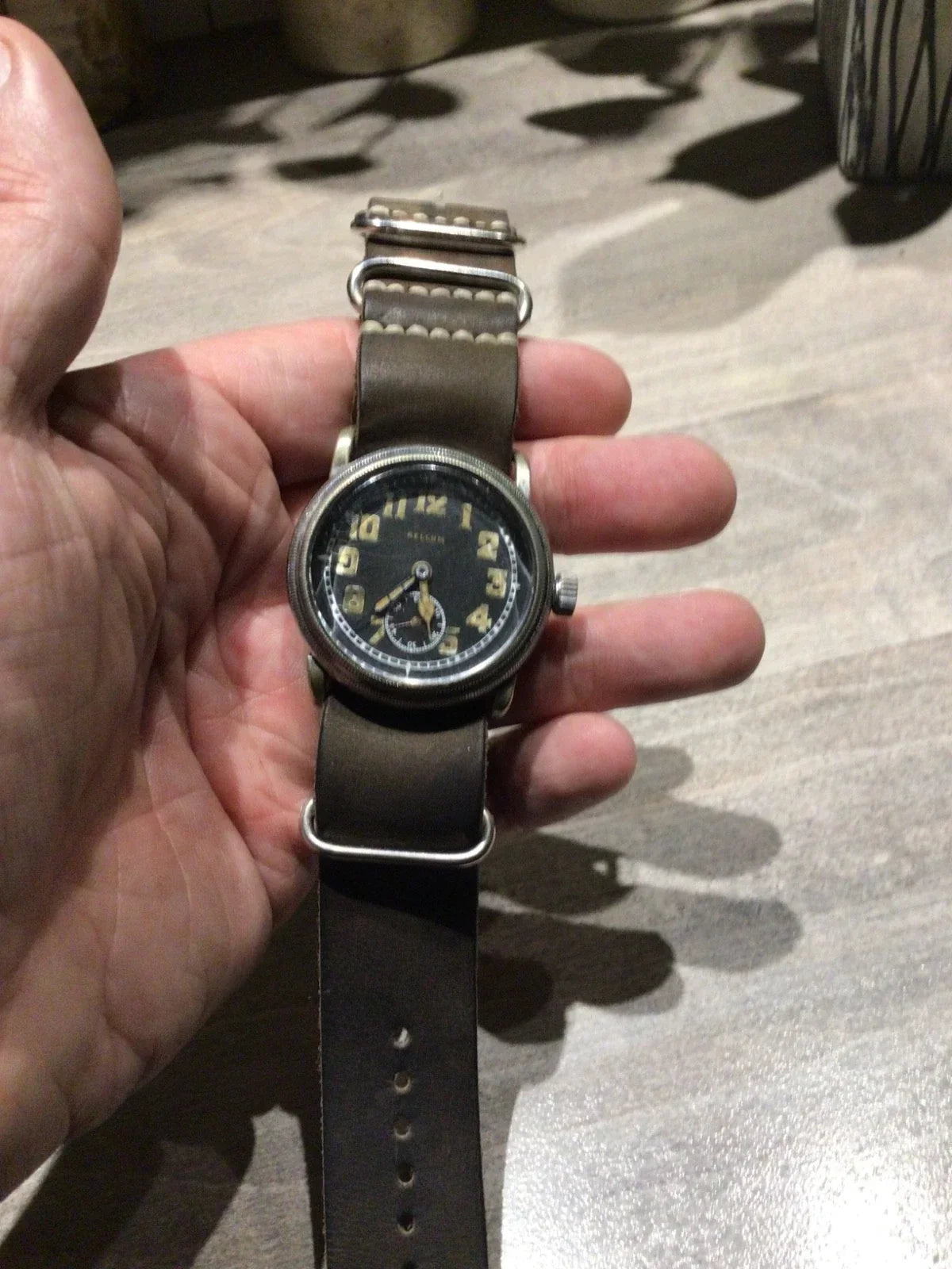 Vintage aviator watch