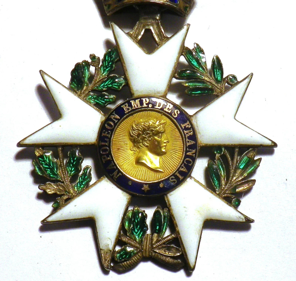 Legion of Honour medal, 2nd type, 1st Empire, Napoleon, silver, gold, 19th century