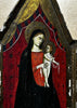 Antique Virgin and Child Painting, Religious Art, Renaissance Altarpiece
