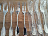 Christofle Chinon silver-plated flatware set, 60 pieces