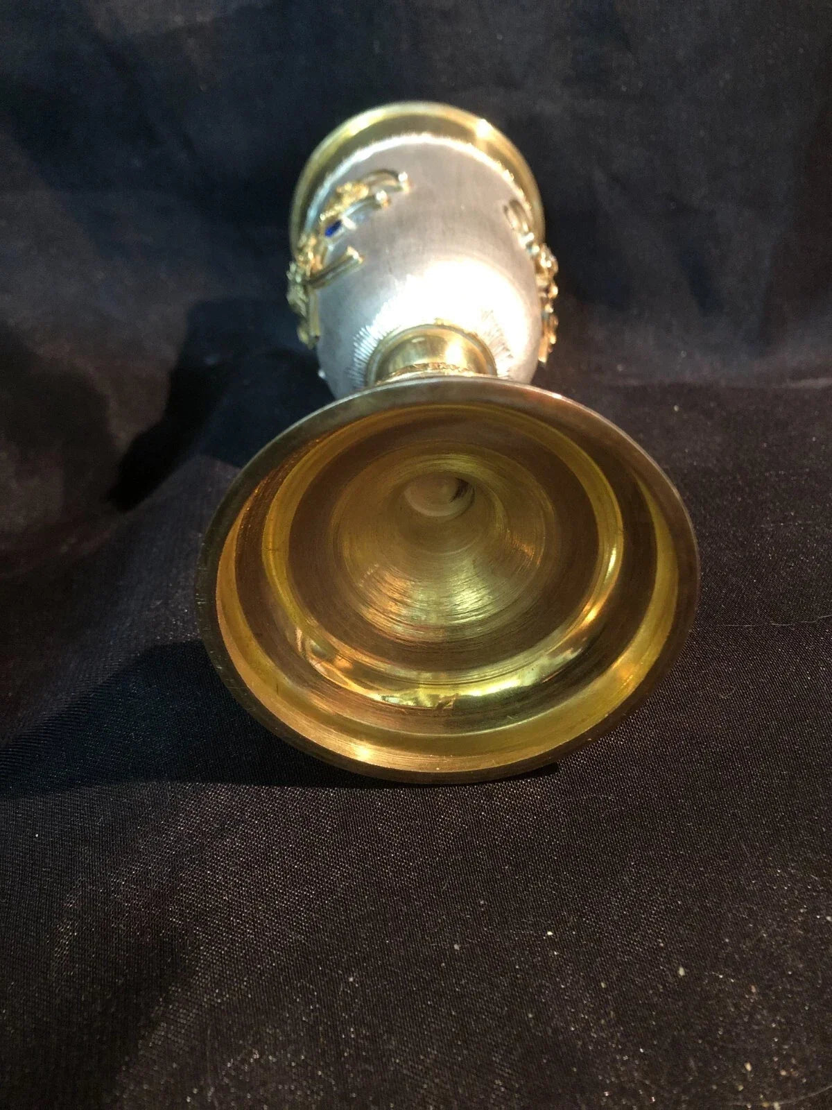 ciborium glass chalice silver-gilt precious stone