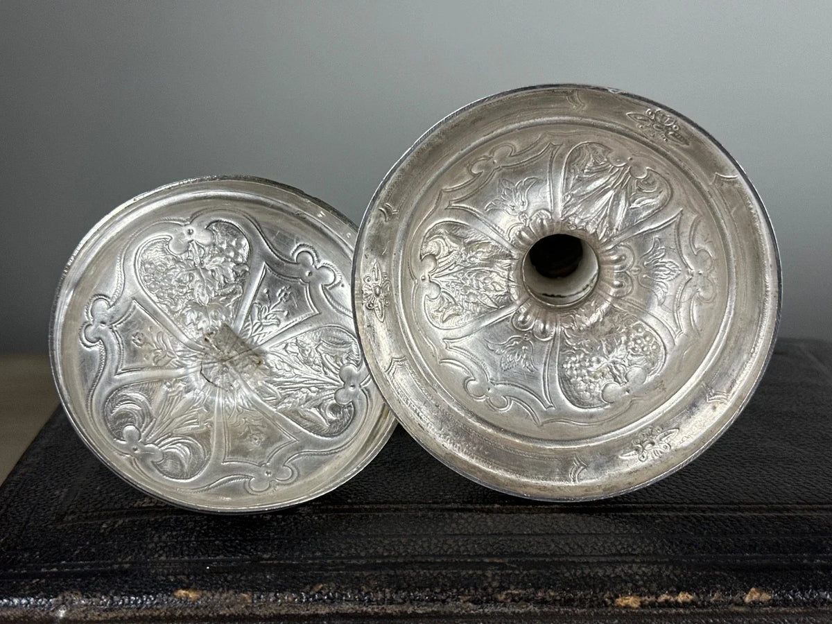 Ancien ciboire argent massif coffret boite Favier Frères LYON Messe Religieux