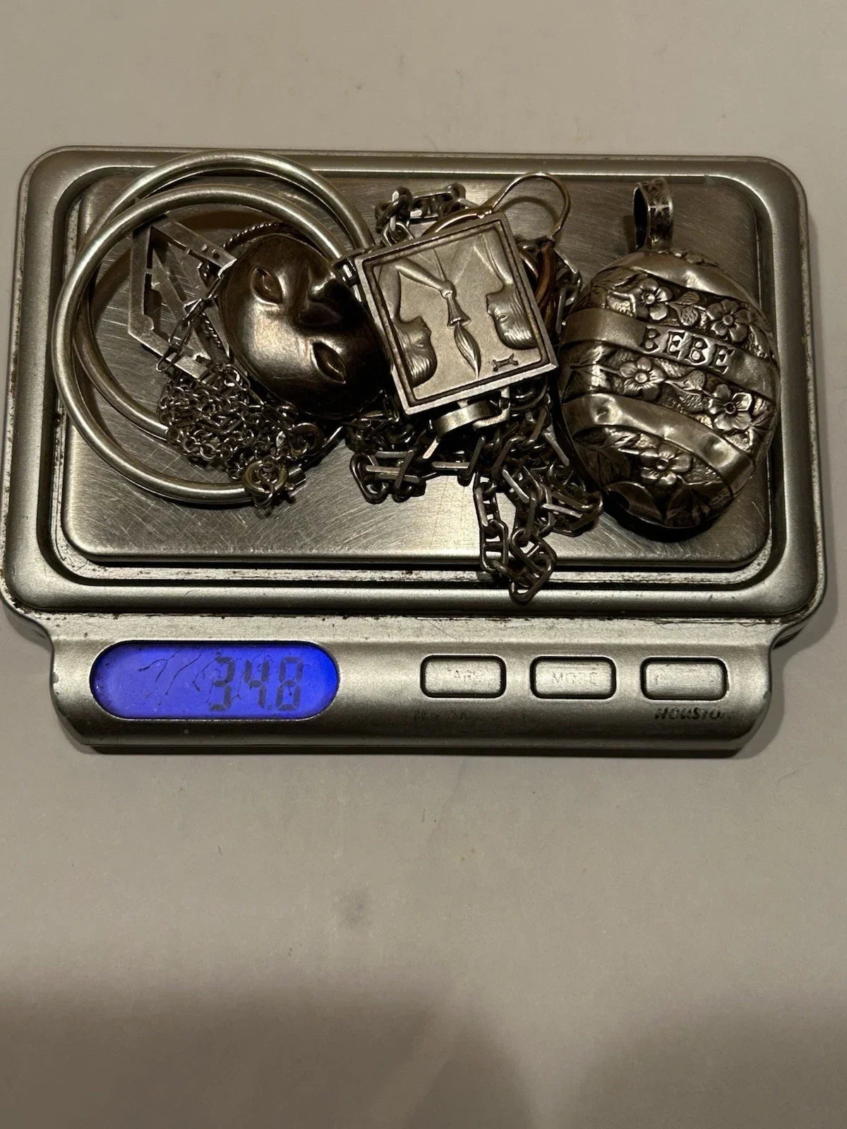 Lots of antique 18k gold and solid silver jewelry