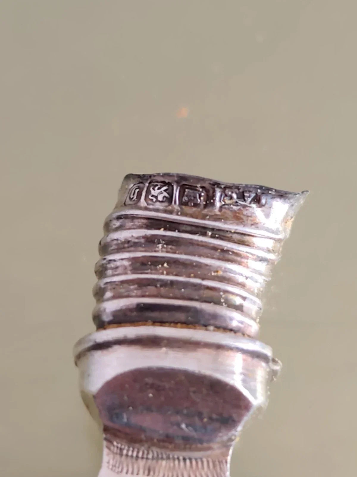 Ancien Lot Débris En Argent Massif Anglais Poinçons XIXe
