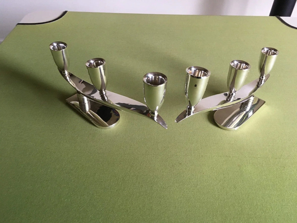 vintage sterling silver 925 Mexico candlesticks