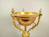 Grand PIED de LAMPE en Athenienne Cassolette Huile Petrole Brule-Parfum XIXe P51