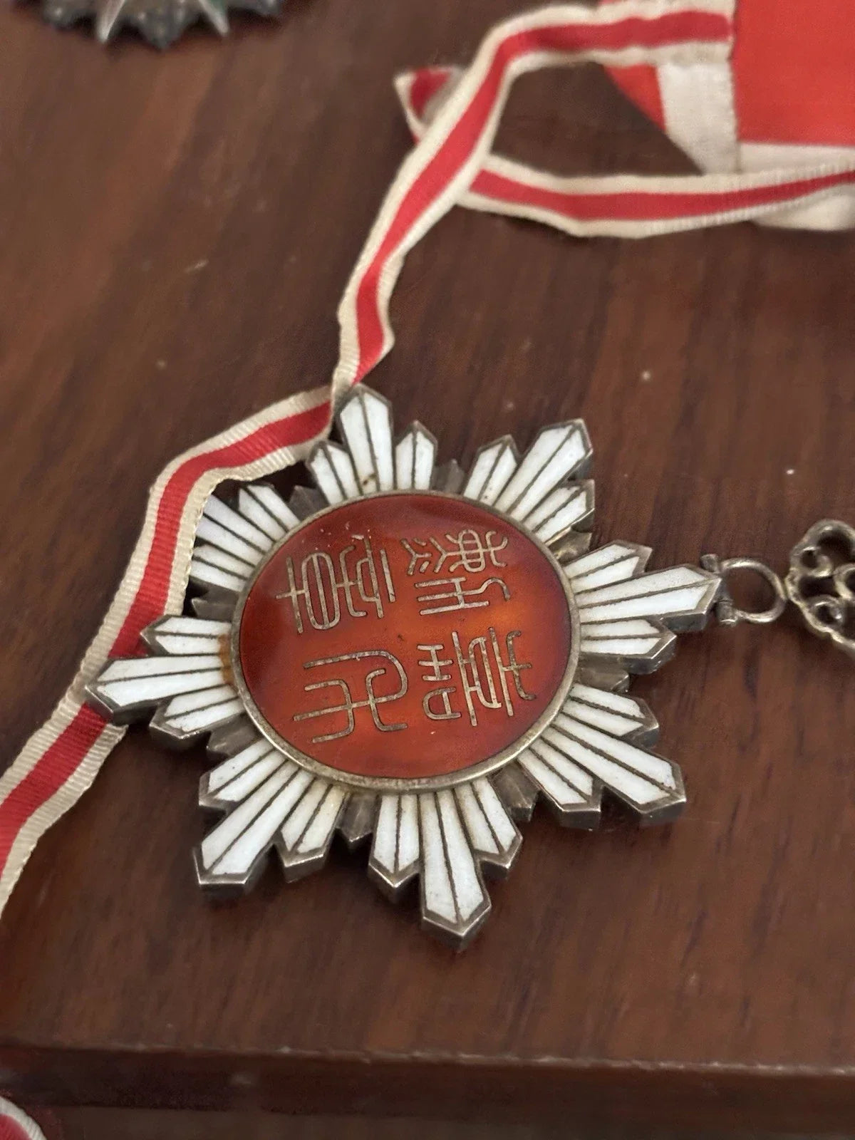 BEAUTIFUL COMMANDER OF THE ORDER OF THE GOLDEN GRAIN REPUBLIC OF CHINA IN VERMEIL