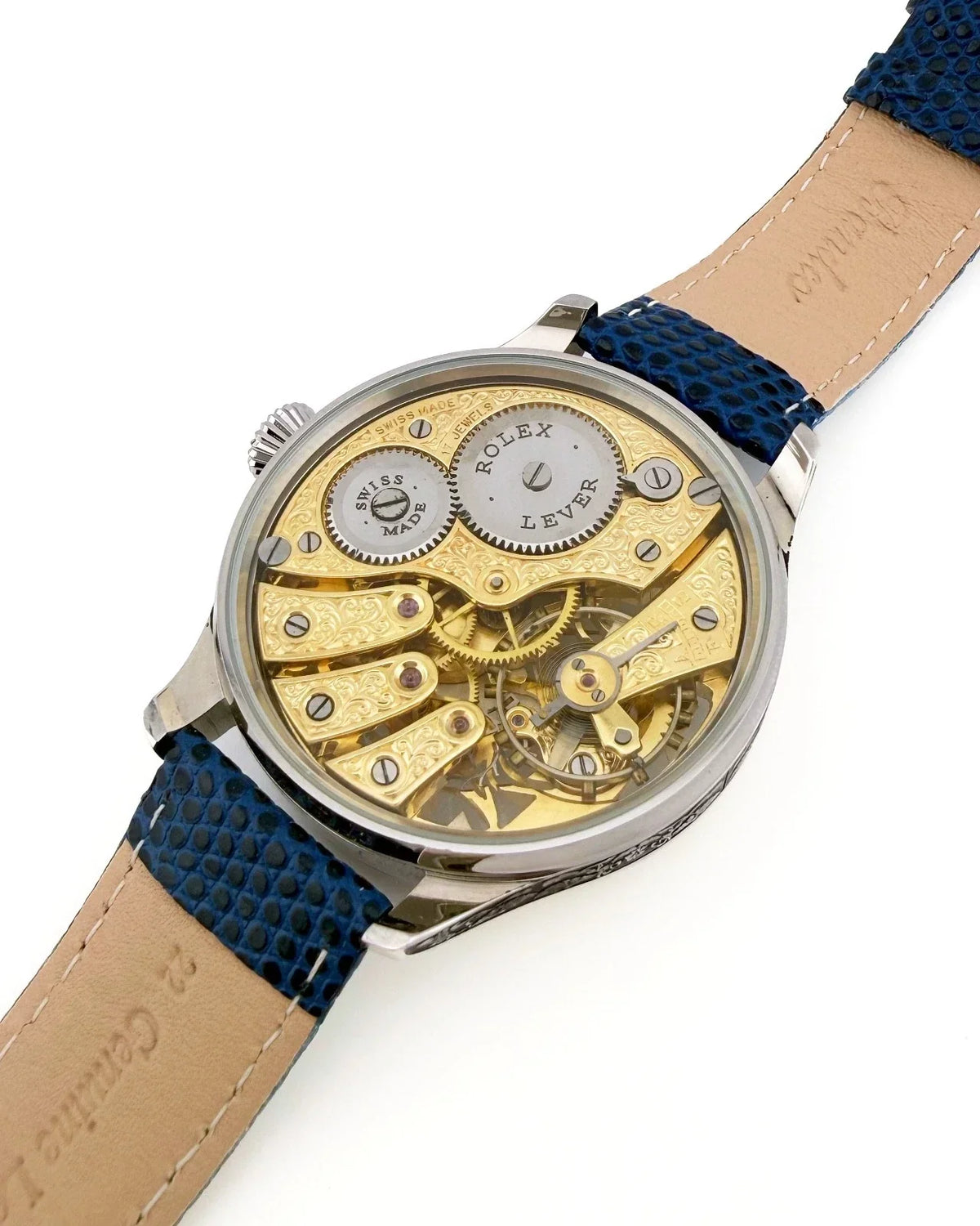 MONTRE ROLEX HOMME MOUVEMENT VINTAGE DANS UN BOITIER NEUF DE QUALITÉ, ENTIÈREMENT RÉVISÉE.
