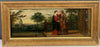 Antique Oil Painting, Religious Scene, The Visitation of the Virgin to Anne, Early 17th Century