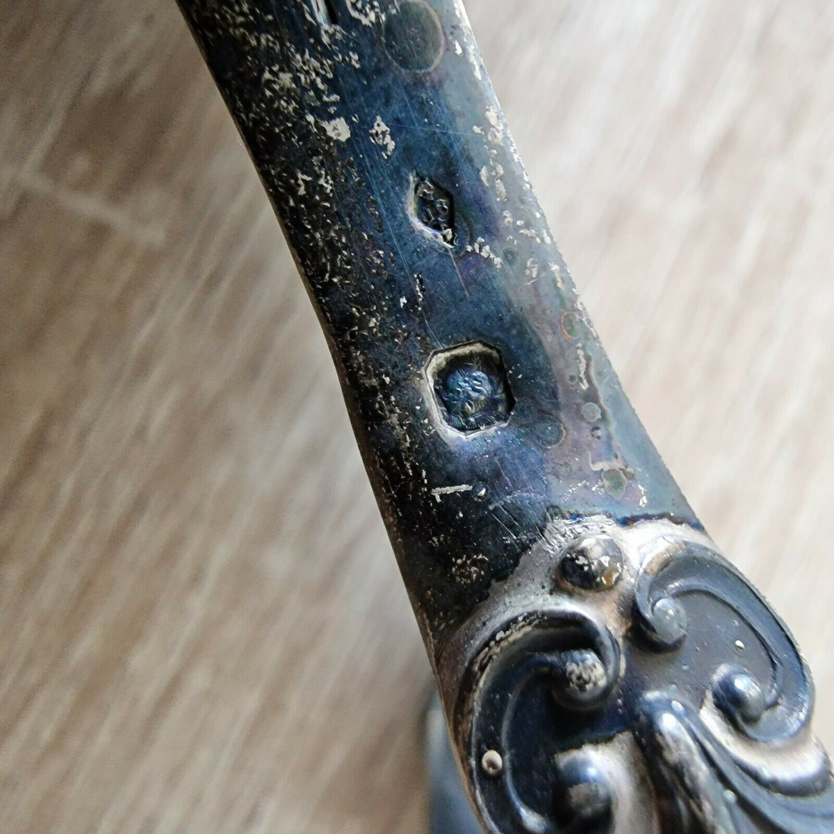 Set of solid silver Minerva cutlery