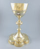 19th-century solid silver vermeil chalice by Demarquet Frères