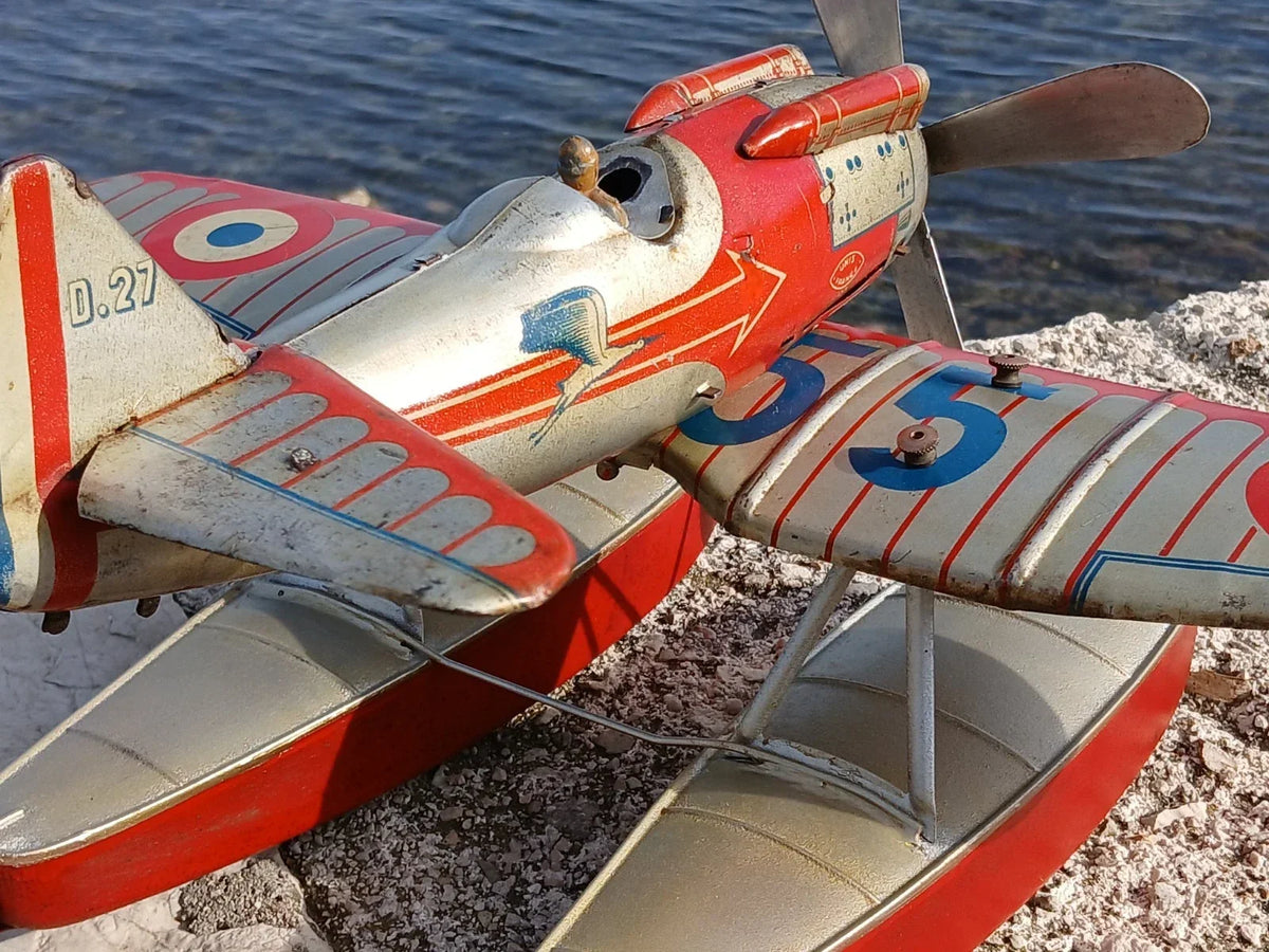 JEP SEAPLANE SCHNEIDER TROPHY NO JRD CIJ BING JOUET ANTIQUE POND BOAT