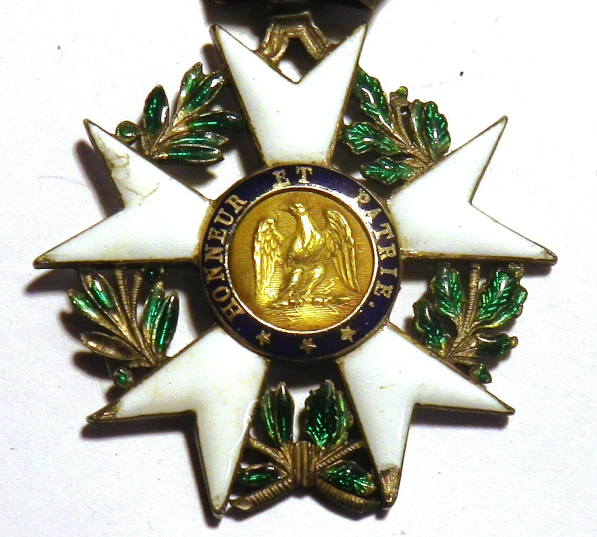 Legion of Honour medal, 2nd type, 1st Empire, Napoleon, silver, gold, 19th century