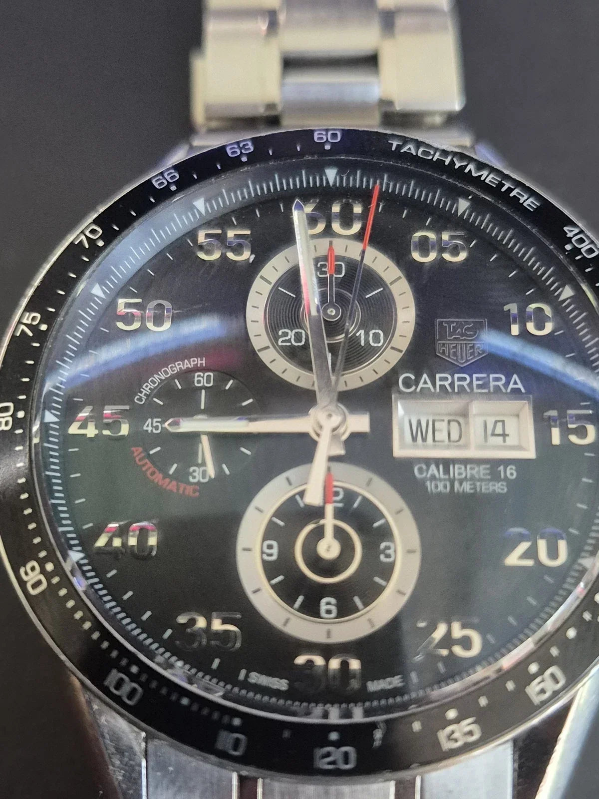 Tag Heuer Carrera Calibre 16 Day-Date 43 mm Automatic CV2A10 - BOX AND PAPERS 2012-