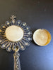 Extremely rare Saint John the Baptist reliquary monstrance in the shape of an ostensorium
