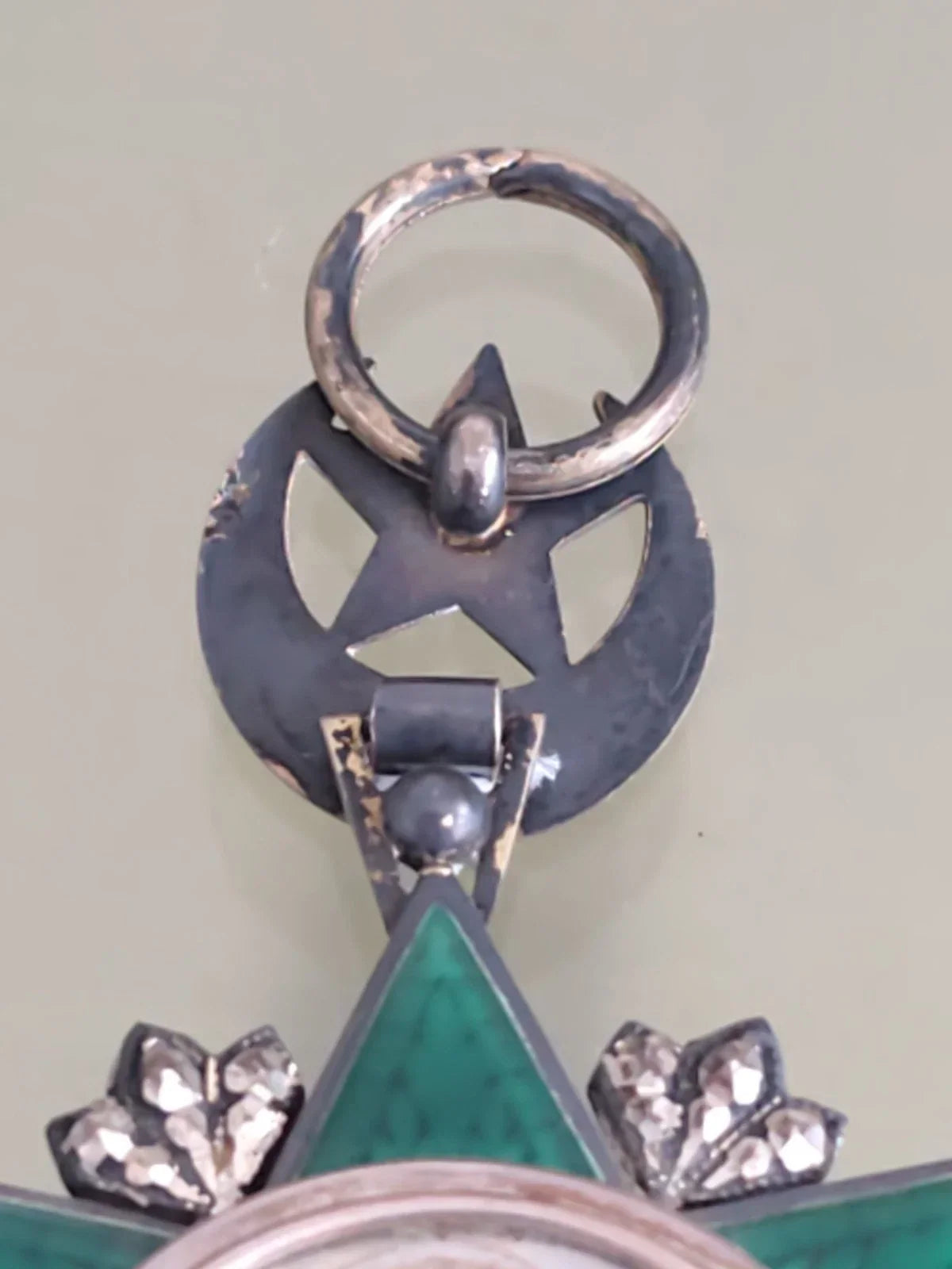 Insigne Ordre du Nichan Iftikhar - Tunisie-Empire Ottoman - Argent & Émail-