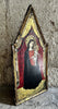 Antique Virgin and Child Painting, Religious Art, Renaissance Altarpiece