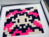 Invader camo m-3c-m3 signed lithograph – limited edition