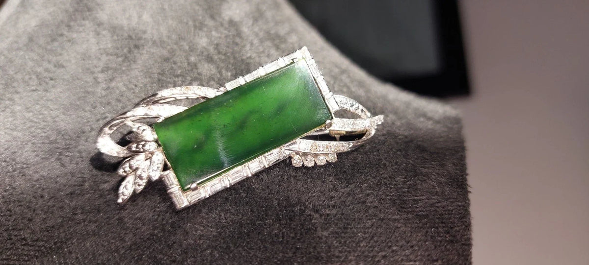 Antique 14K white gold jewelry
