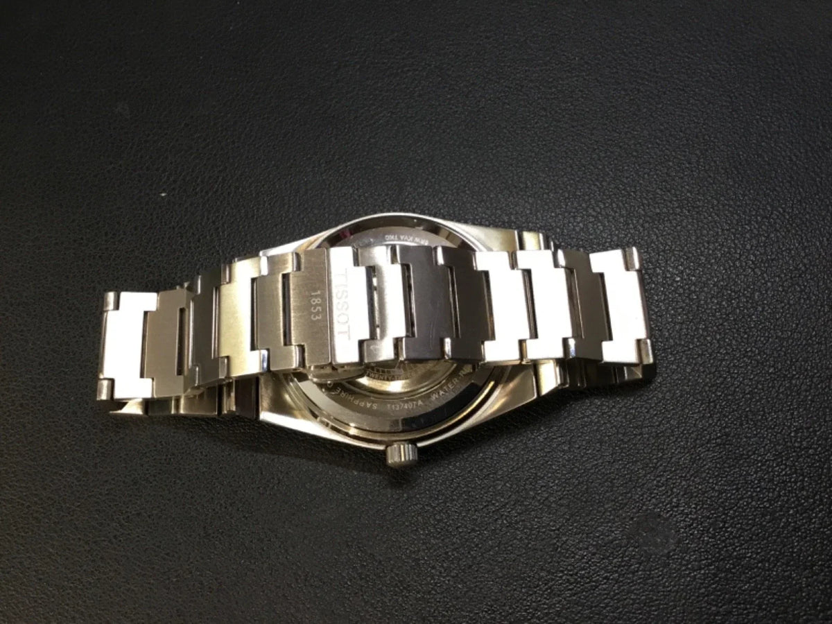 Montre Tissot PRX Powermatic 80 automatique cadran bleu Tiffany bracelet acier