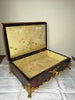 Louis XV style tortoiseshell veneer table casket, signed Rischmann Pau