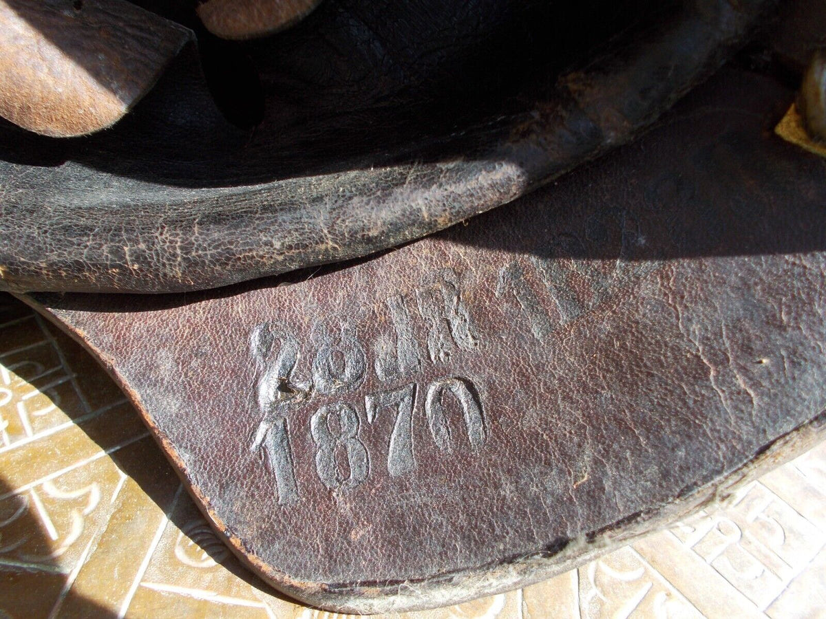 Antique German Pickelhaube marked 1870 WWI 14-18