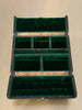 Antique 19th-century jewelry box with ring holder
