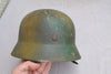 CASQUE CAMOUFLÉ ALLEMAND MODÈLE 1940 SECONDE GUERRE 1944 WH HEER