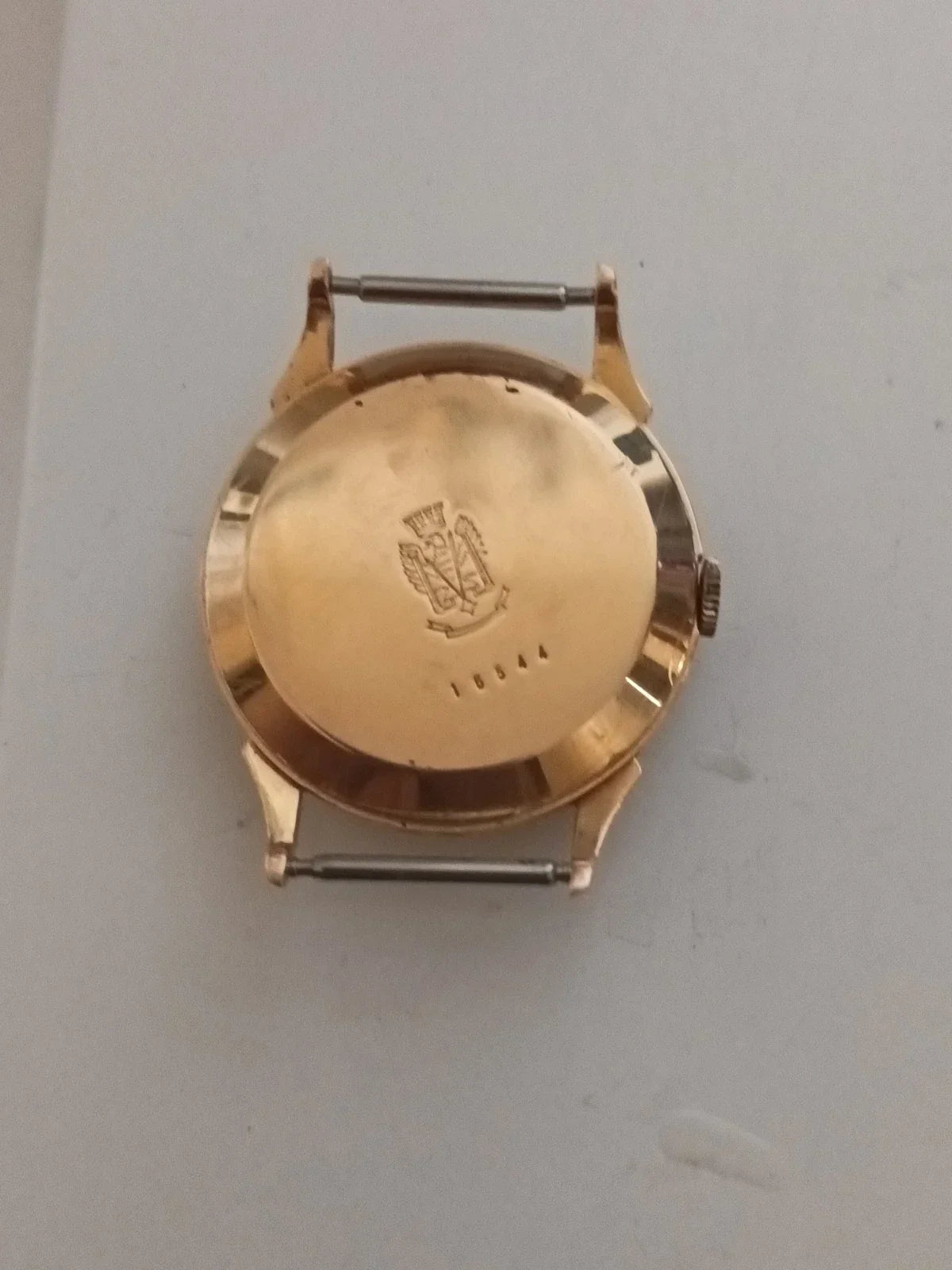 LIP MECHANICAL WATCH IN GOLD, EAGLE'S HEAD HALLMARK