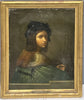 Tableau Ancien Huile Portrait Joueur de Violon Homme Renaissance Raphael XIXe
