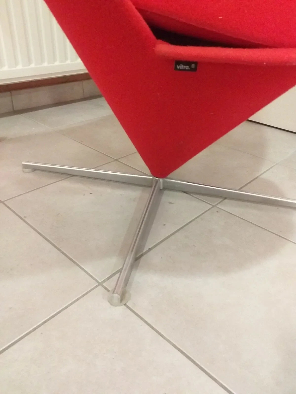 Vitra Heart Cone Chair by designer Verner Panton (1958)