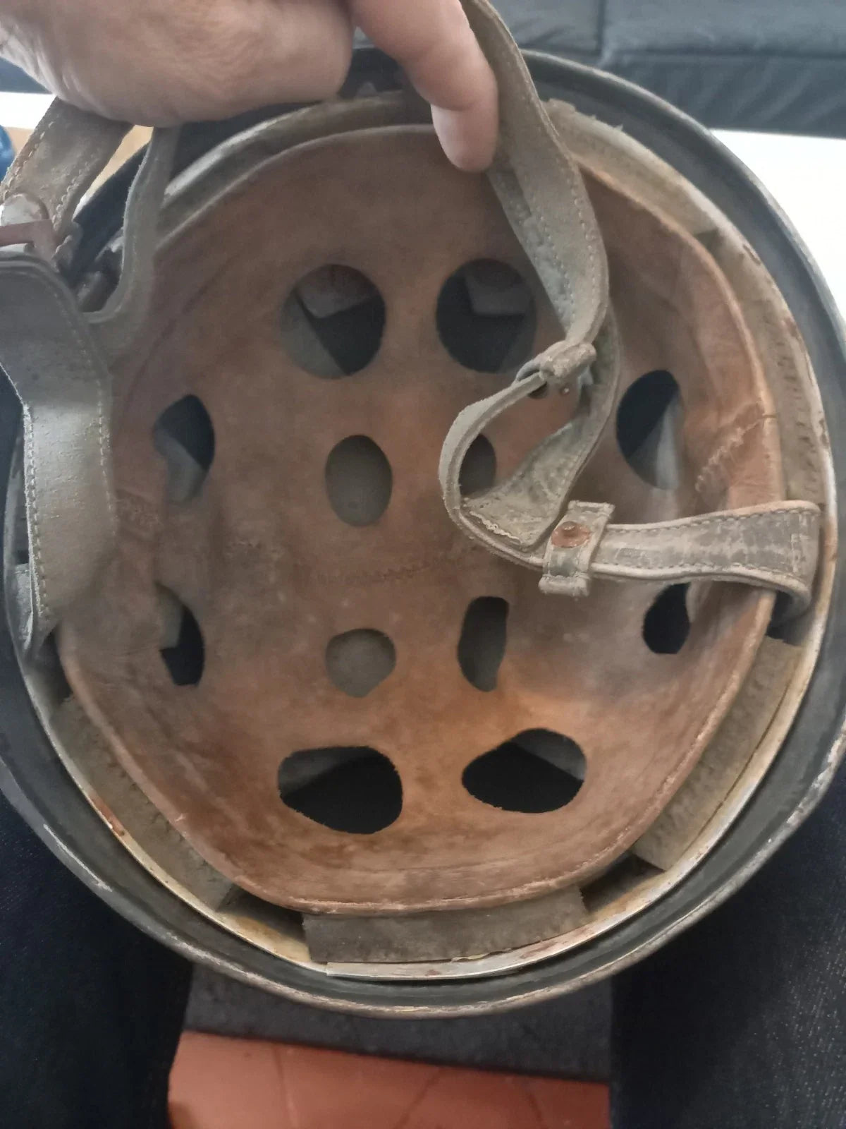 WW2 German paratrooper helmet