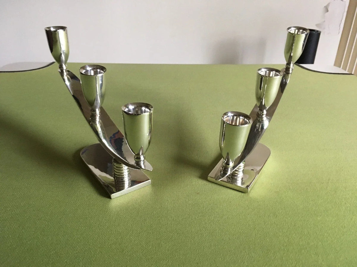 vintage sterling silver 925 Mexico candlesticks
