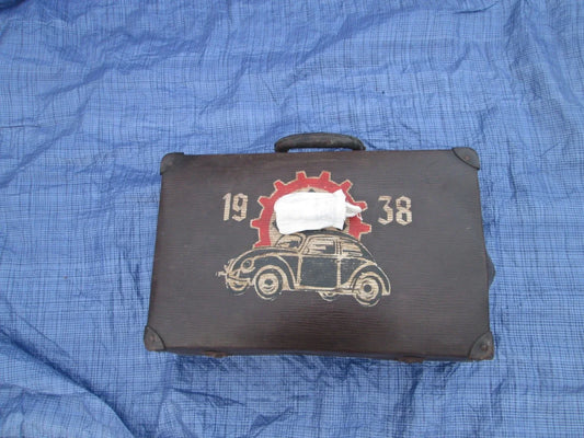 WWII German Volkswagen KDF Wagen suitcase 1938 1940 1944 VW Beetle