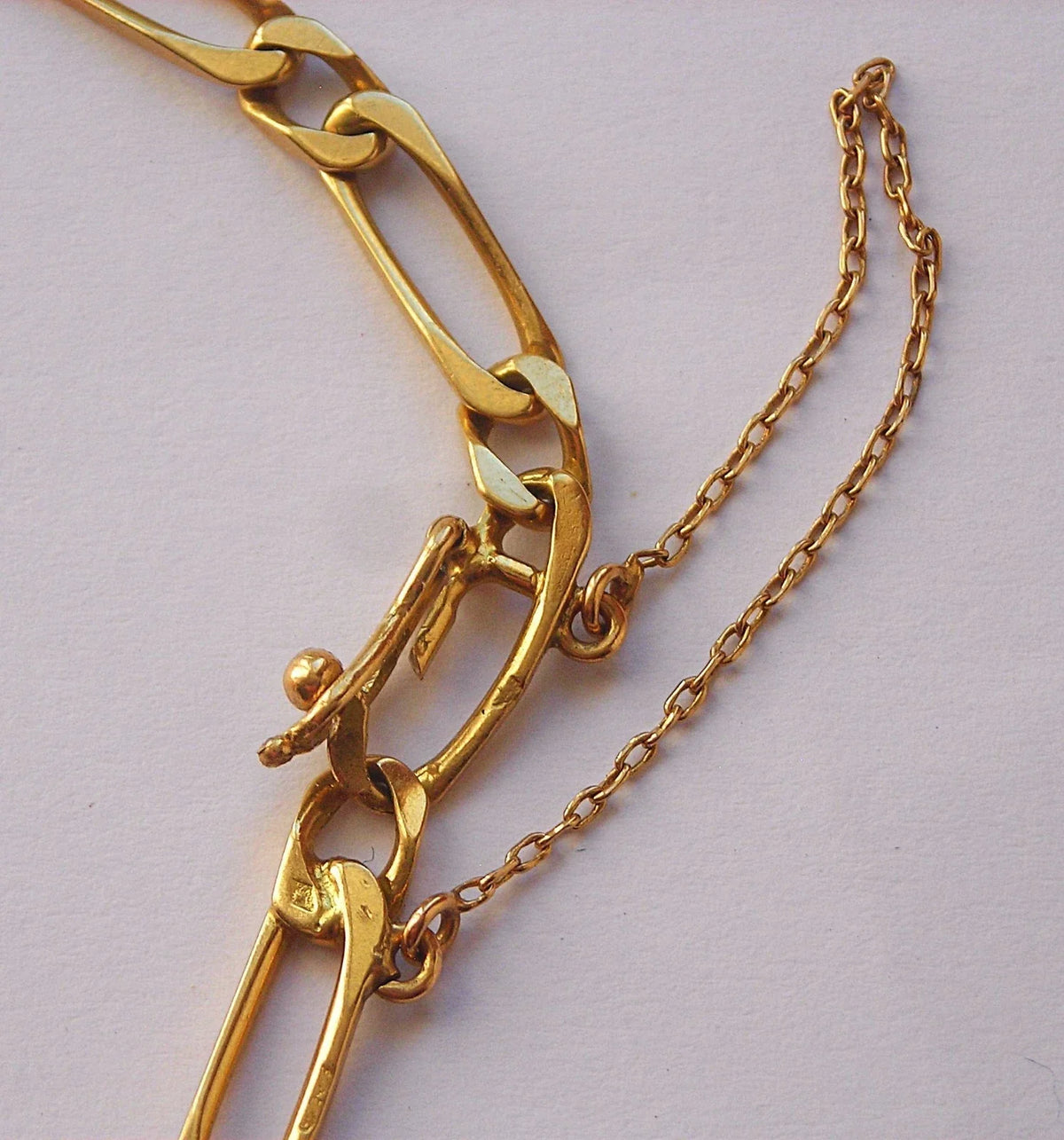 Belle gourmette en or 18 k de 7,65 g