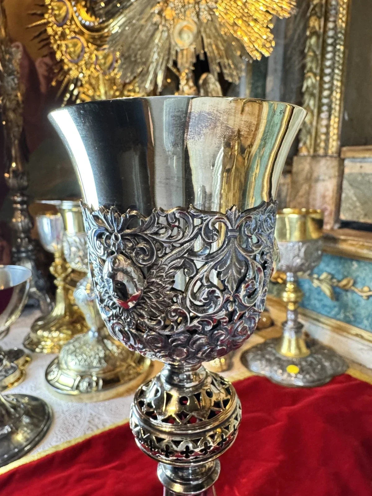 Calice Arménien en argent et vermeil - XIXe
