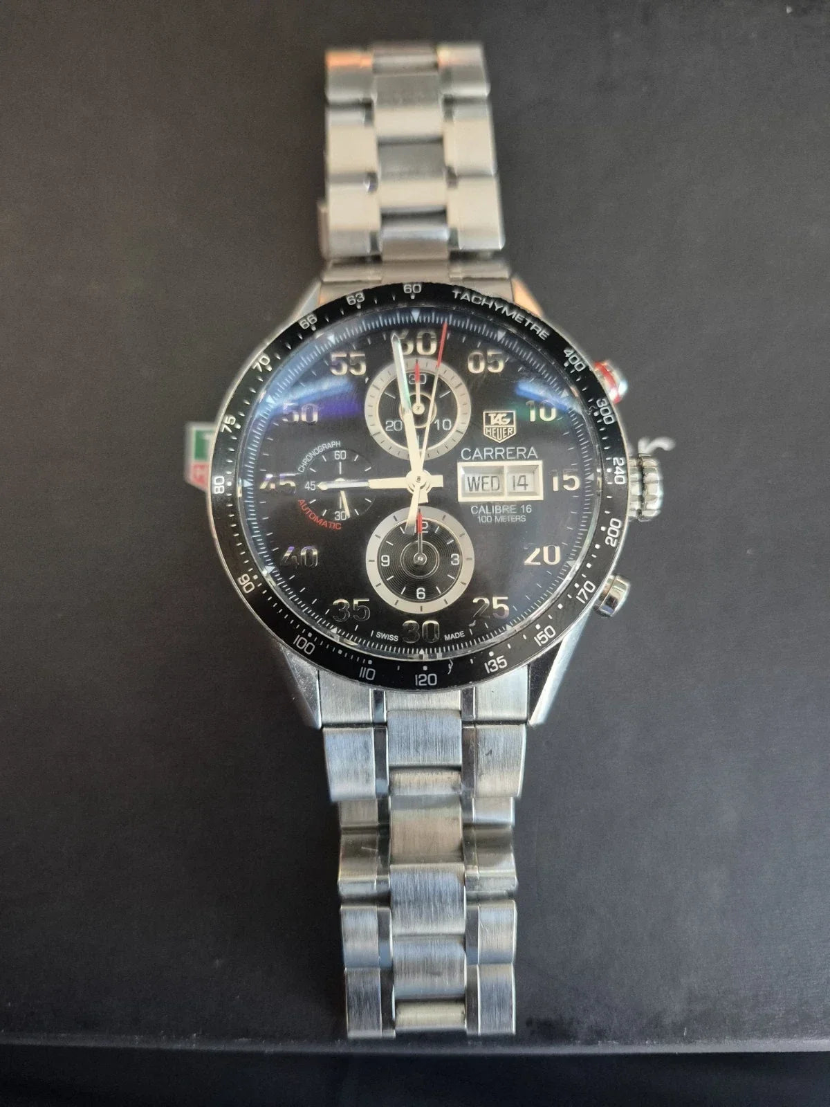 Tag Heuer Carrera Calibre 16 Day-Date 43 mm Automatic CV2A10 - BOX AND PAPERS 2012-