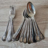 Set of solid silver Minerva cutlery