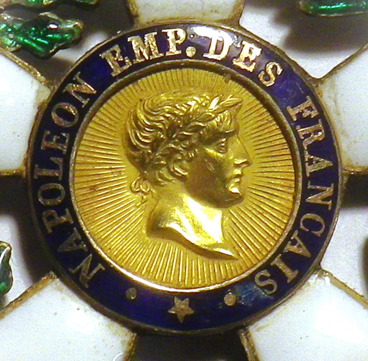 Legion of Honour medal, 2nd type, 1st Empire, Napoleon, silver, gold, 19th century