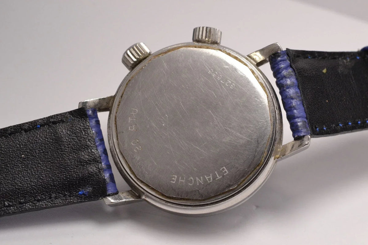 MONTRE ANCIENNE LIP NAUTIC SKI COMPRESSOR R184 1967 FRENCH STAINLESS STEEL WATCH