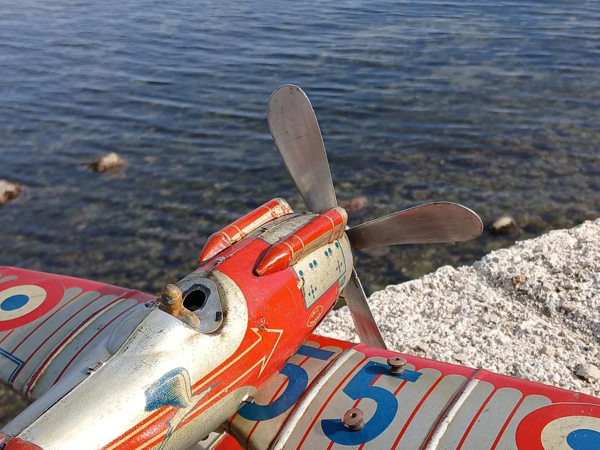 JEP SEAPLANE SCHNEIDER TROPHY NO JRD CIJ BING JOUET ANTIQUE POND BOAT