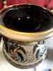 MAGNIFICENT LARGE BYZANTINE SARREGUEMINES STONEWARE VASE NO. 831
