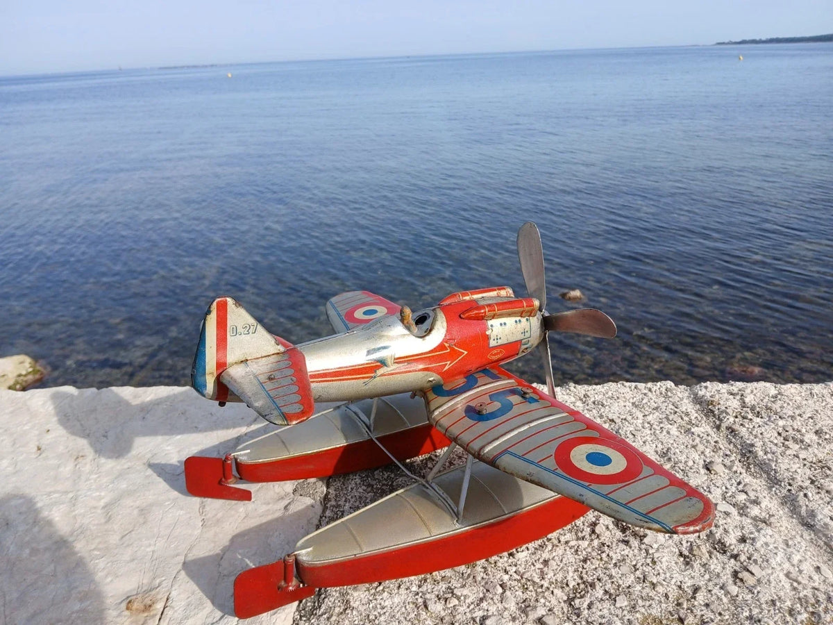 JEP SEAPLANE SCHNEIDER TROPHY NO JRD CIJ BING JOUET ANTIQUE POND BOAT